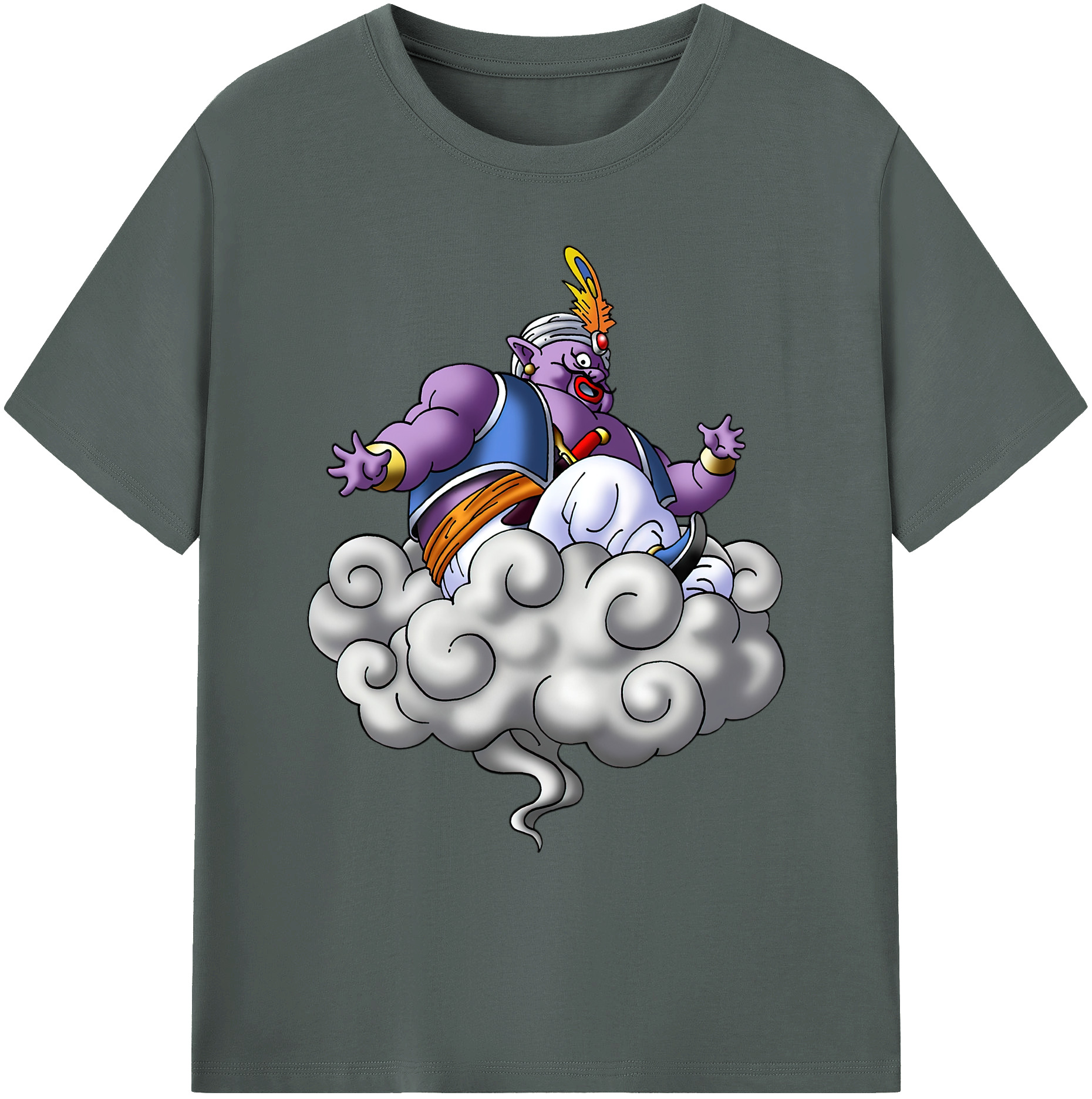 （画像用） ドラゴンクエスト Doragon Kuesuto Dragon Quest 綿100％ メンズ半袖Tシャツ｜肌触りやわらか＆通気性